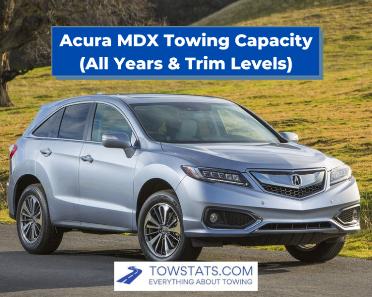 Acura MDX Towing Capacity (All Years & Trim Levels)