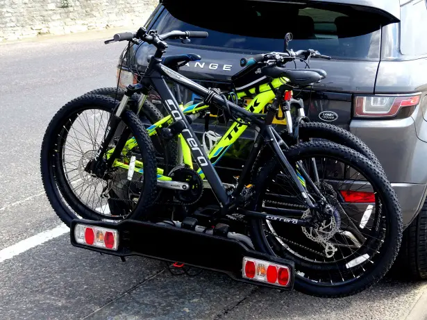 Hitch Bike Carrier With Cable Lock
