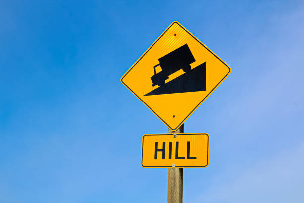 steep hill sign