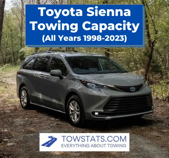 Toyota Sienna Towing Capacity