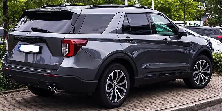 rear view of ford explorer