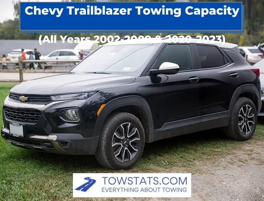 Chevy Trailblazer Towing Capacity by Year (2002-2009 2020-2023)
