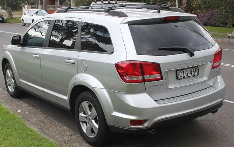 rear view of dodge journey