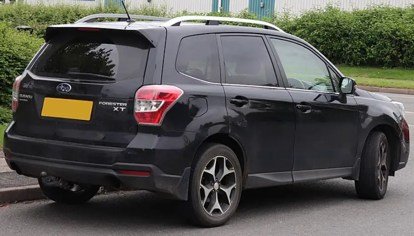rear view of subaru forester