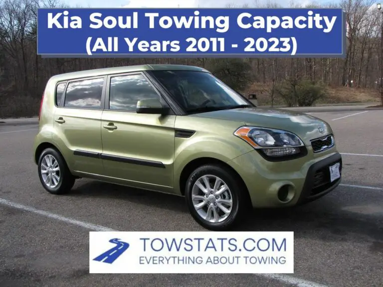 Kia Soul Towing Capacity by Year (2011 2023)