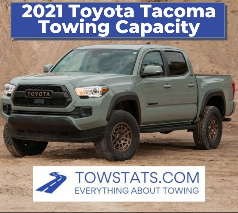 2021 Toyota Towing Capacity